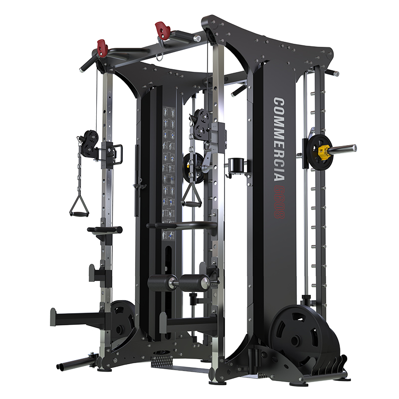 必一运动史密斯机G608综合训练器健身器材龙门架深蹲卧推杠铃架 G608升级版