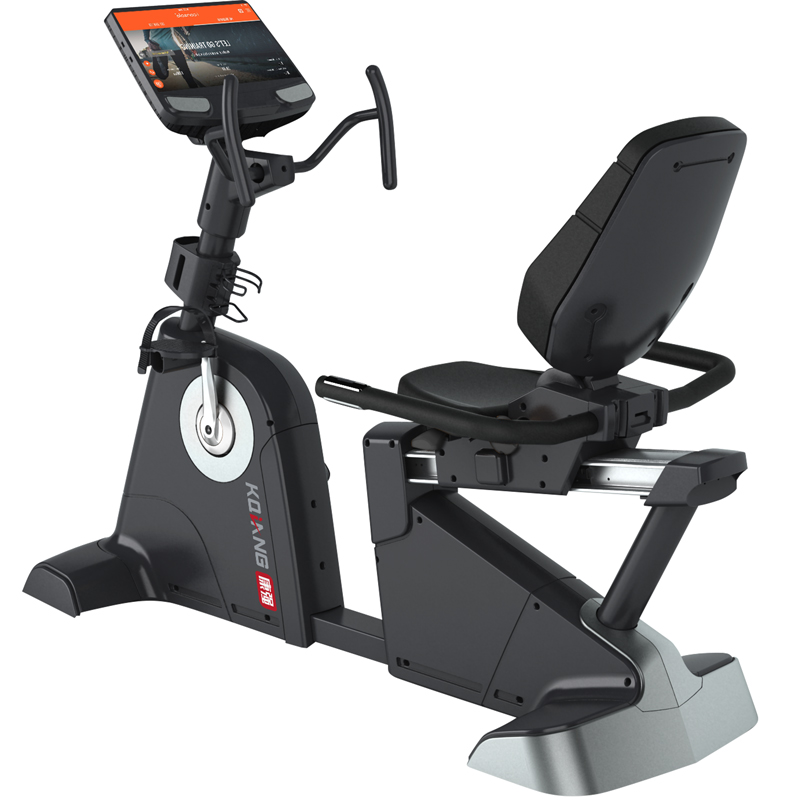 必一运动商用卧式单车CR900T磁控车自发电健身车健身房专用