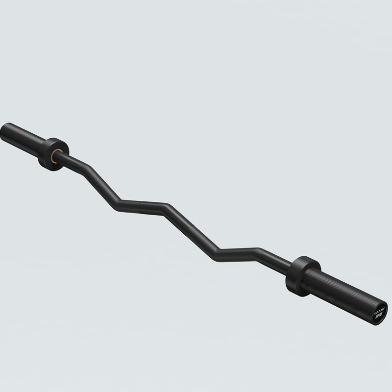 必一运动1.2M曲奥杆两铜套轴承重10KG举重杠铃杆卧推健身器材EBQ1.2